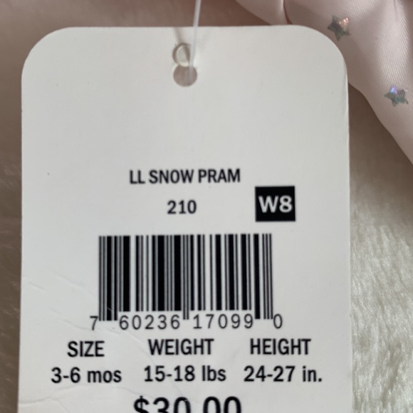 NWT Pink Snow Pram-3/6 months - Picture 6 of 6